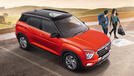 현대차 인도 전략 모델 크레타.<현대차 인도 홈페이지>